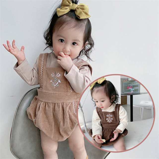 商品名：ベビー服 サロペット 女の子 ロンパース 子供服 森ガール 子ども服 ベビー 子ども 子供 幼児 新生児 赤ちゃん 夏 秋 冬 春 夏 おしゃれ かわいい 出産祝い カジュアル 韓国ベビー服 