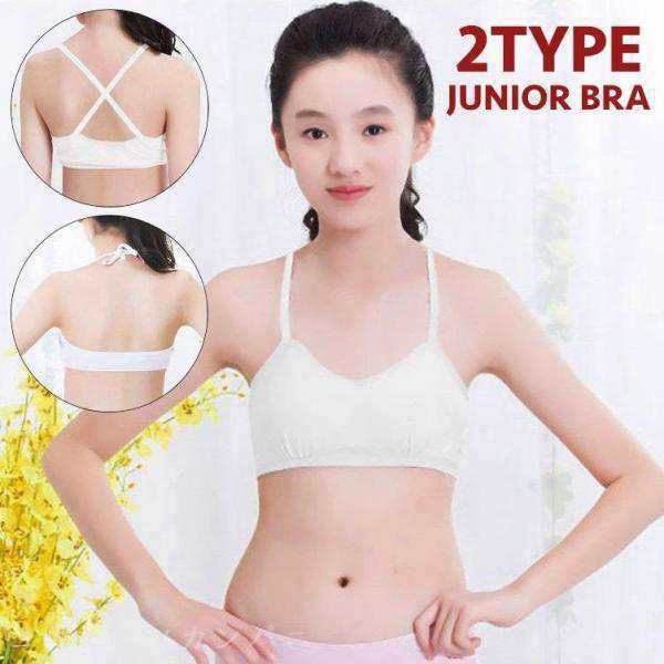 シンプル無地のジュニア用ブラジャーです。 カップは取り外し可能◎ バッククロスタイプとホルターネックタイプの2種類からお選びいただけます - 【サイズについて】 ワンサイズ 画像をご参照ください。 【